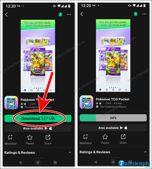 cach tai pokemon tcg pocket 3