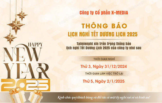 cach tao thong bao nghi tet nguyen dan at ty 2025