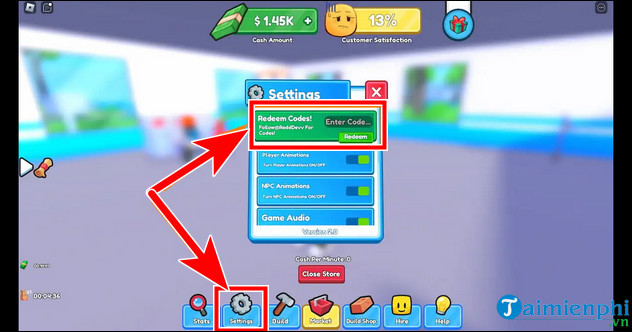 code supermarket simulator đổi nhận cash miễn phí