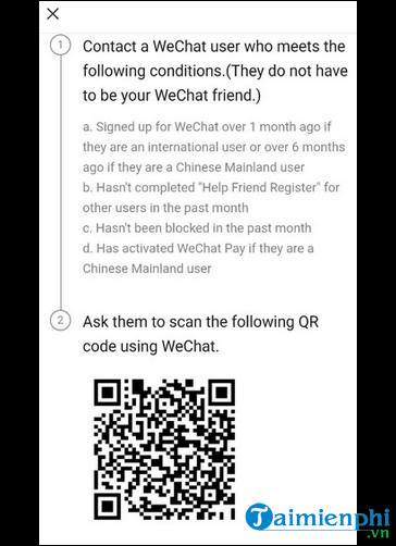 cach dang ky wechat khong can chup anh