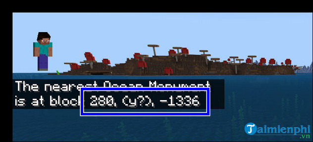 Cách dùng lệnh locate trong Minecraft tìm quần thể, kỳ quan 20 cach su dung lenh locate trong minecraft 10