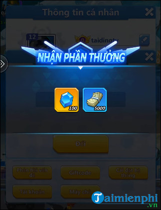 tinh cau z giftcode game