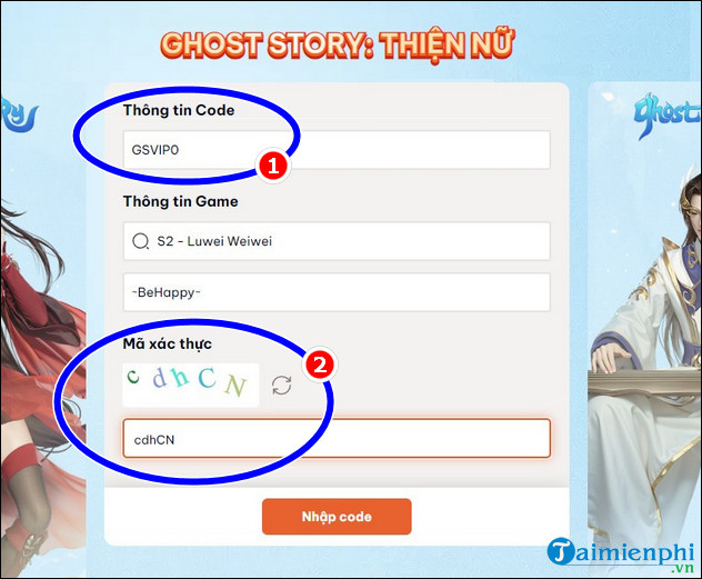 ghost story thien nu giftcode