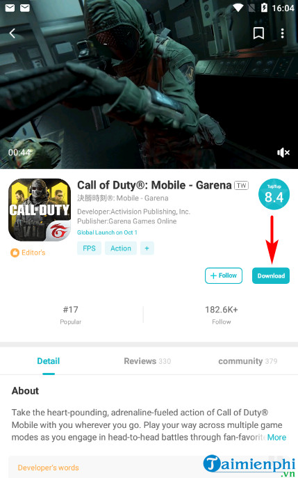 Cách tải và chơi Call of Duty Mobile trên Android
