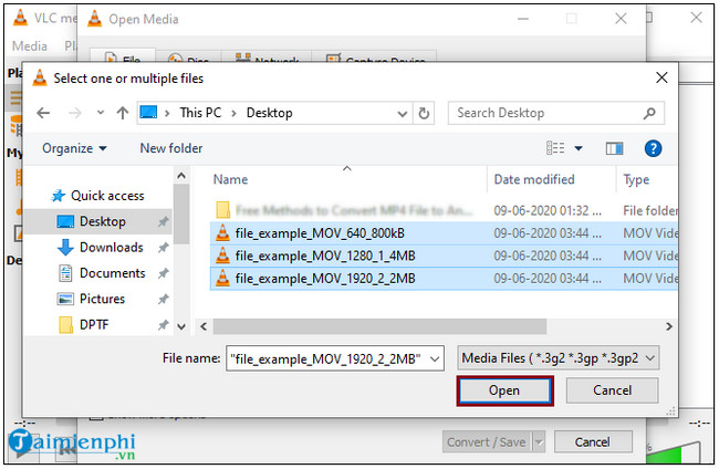 Cách chuyển đổi file MOV sang MP4