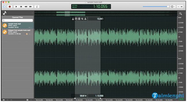 free audio editing app for mac