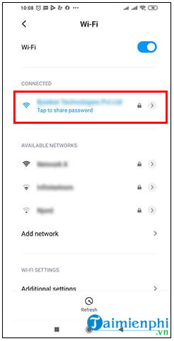 Cách chia sẻ mật khẩu Wifi giữa 2 điện thoại