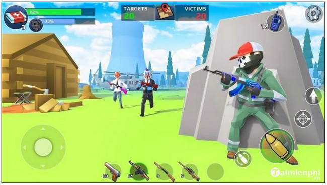 5 game giống Fortnite cho Android dưới 500 MB