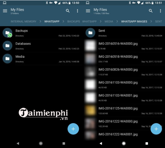 cach lay lai anh da xoa tren whatsapp