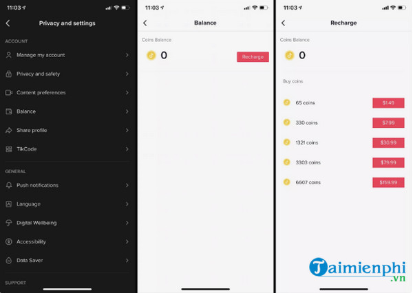 Cách kiếm coin trong TikTok