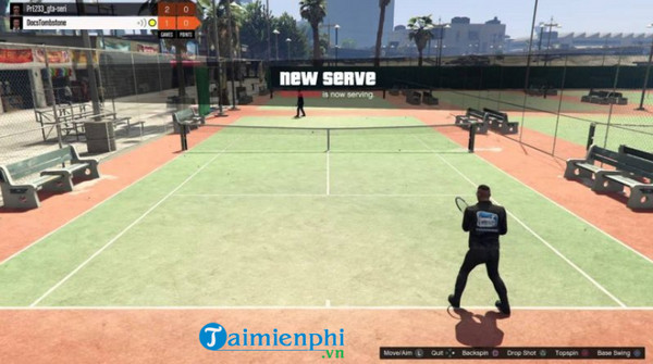 where is the location of the tennis game in gta 5?