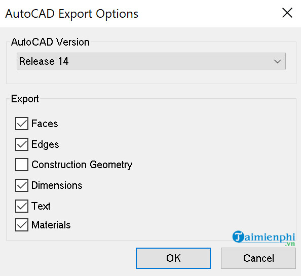 how to export sketchup file to autocad understand best