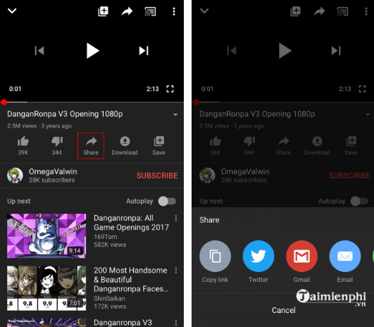 Cách tải và lưu video YouTube trong ứng dụng Photos trên iPhone