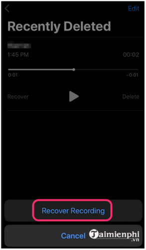 cach khoi phuc file ghi am tren iphone hieu qua