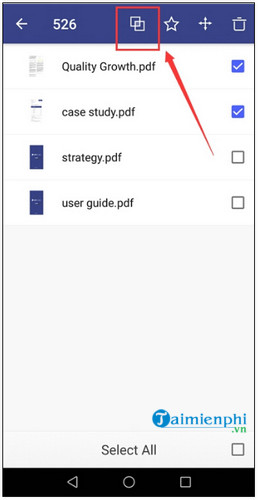 Cách ghép file PDF trên điện thoại Android