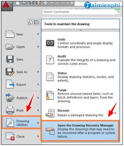 how to recover autocad files 2