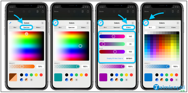 Cách sử dụng nút màu với công cụ Markup trên iOS 14