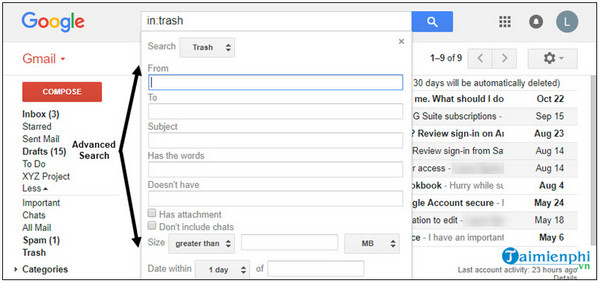 how to lay back skin on gmail