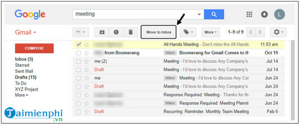 how to recover messages on gmail de dang