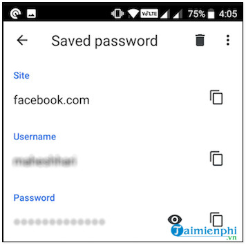 Cách xem mật khẩu Facebook đã lưu trên điện thoại