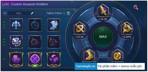 How to do it for Nhan vat chou in mobile legends bang bang