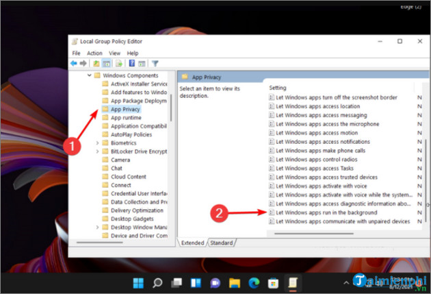 cach tat cac chuong trinh chay ngam tren may tinh windows 11