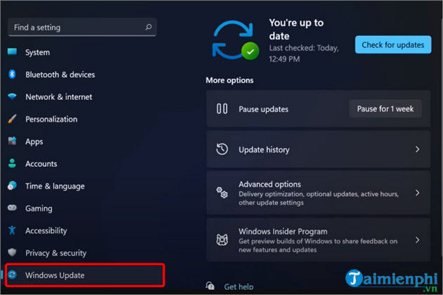 cap nhat driver Win 11