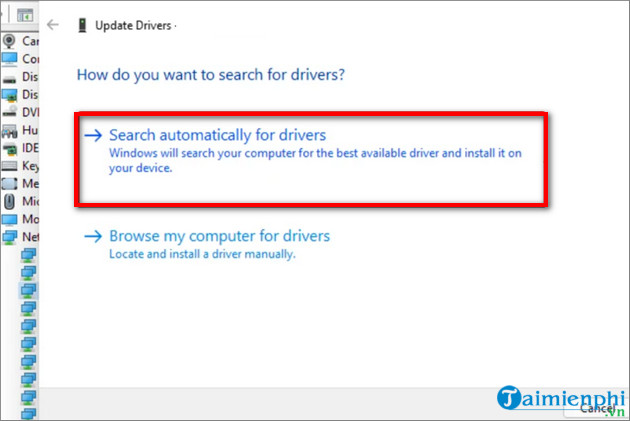 loi cap nhat driver Windows 11