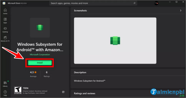 chay ung dung android tren windows 11