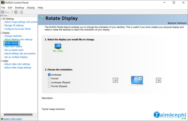 cach dao man hinh tren may tinh chay windows 11