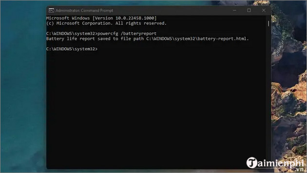 huong dan kiem tra tinh trang pin laptop