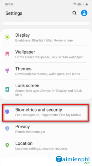Cách bảo mật Samsung Galaxy A12 an toàn