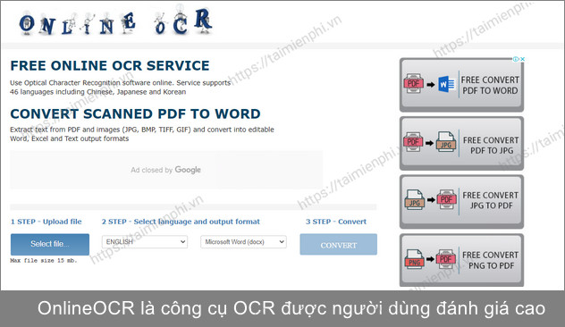Cong cu OCR mien phi tot nhat