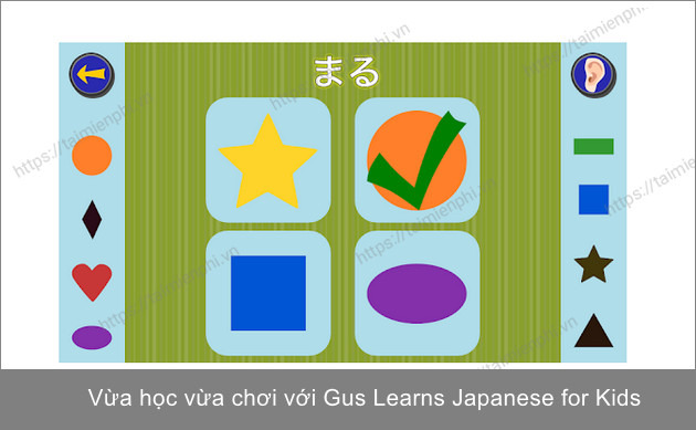 Ứng dụng học tiếng Nhật cho trẻ em trên Android