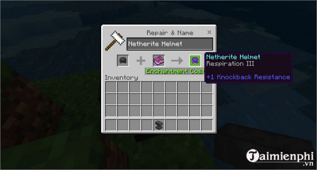 cach tho duoi nuoc trong Minecraft 1.19