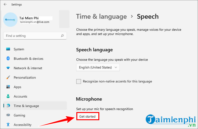 huong dan sua loi voice typing 0x80049dd3 tren windows 11