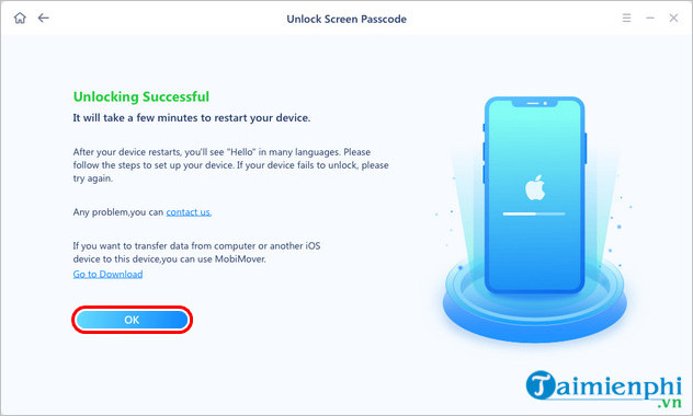 huong dan mo khoa iphone khong can mat khau don gian nhat
