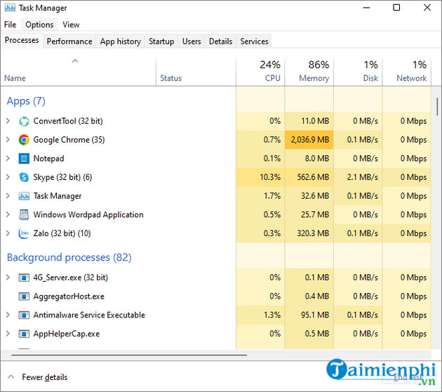 phim tat mo paint tren windows 11