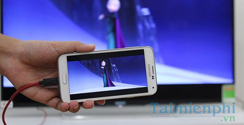 Cách kết nối điện thoại Android, Samsung với Tivi qua mạng Wifi và USB