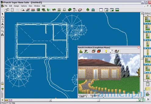 Phần mềm vẽ sơ đồ nhà, thiết kế nhà, mặt bằng