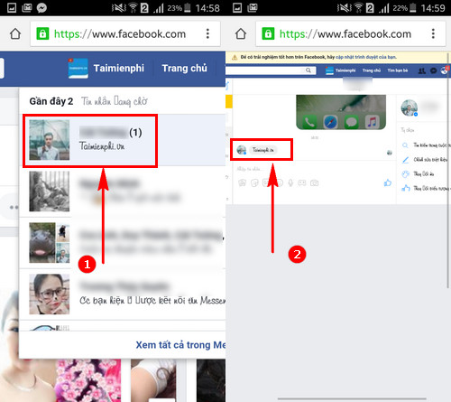 Cách đọc tin nhắn Facebook không cần cài Facebook Messenger