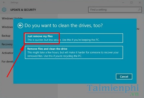 Cách Restore Windows 10 khi máy tính bị lỗi