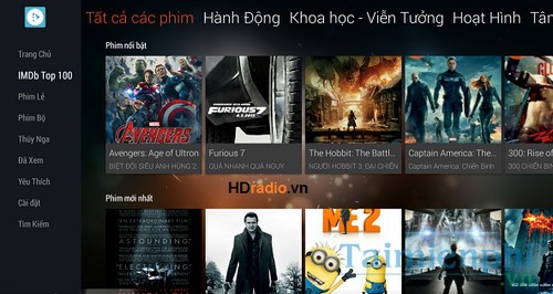 Top ứng dụng xem phim, TiVi trên Android TV Box