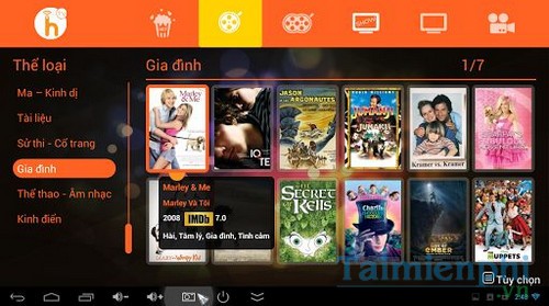 Top ứng dụng xem phim, TiVi trên Android TV Box