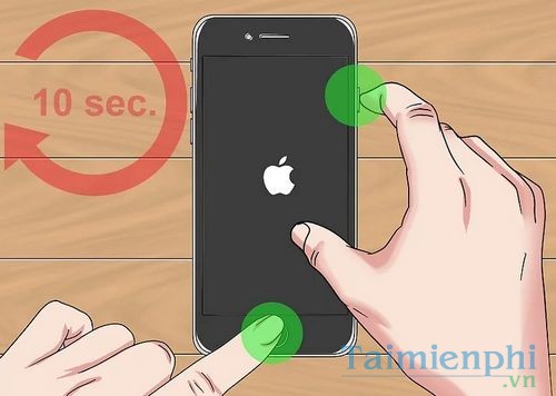 Cách sửa iPhone bị treo táo