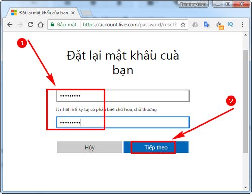 Cách lấy lại tài khoản Microsoft bằng số điện thoại