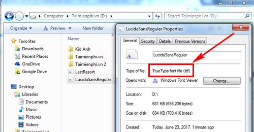 Mở file TTF bằng phần mềm nào?
