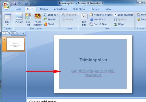 Nhấn vào ảnh để phóng to cach them vien vao trang chieu powerpoint 3