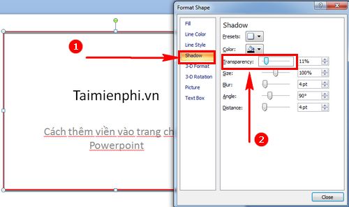 Nhấn vào ảnh để phóng to cach them vien vao trang chieu powerpoint 7