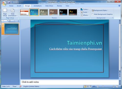Nhấn vào ảnh để phóng to cach them vien vao trang chieu powerpoint 8